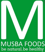 MUSBA FOODS WITH THE DEVICE OF M logo