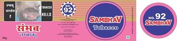 SAMBHAV TOBACCO NO.92 logo