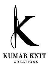 K KUMAR KNIT CREATIONS logo