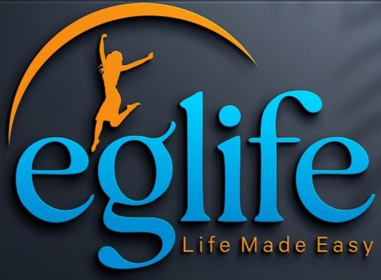 Eglife with tagline Life Made Easy logo