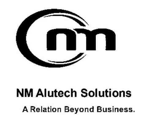 DEVICE WITH NM ALUTECH SOLUTIONS A RELATION BEYOND BUSINESS. logo