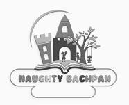 NAUGHTY BACHPAN (With Device) logo