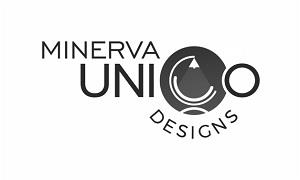 Minerva Unico Designs (With Device) logo