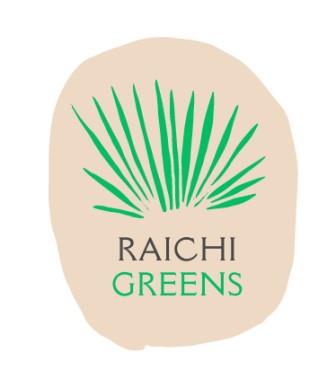 RAICHI GREENS logo