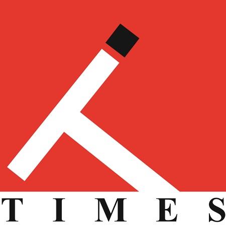 TIMES WITH DEVICE OF T logo