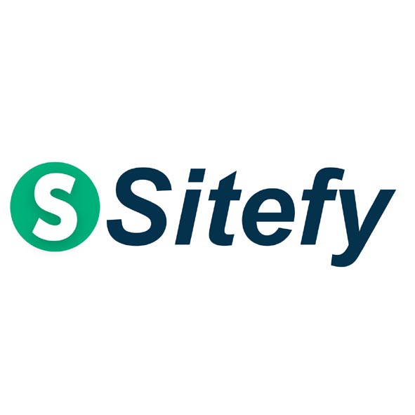 SITEFY WITH ARTISTIC DEVICE OF S logo