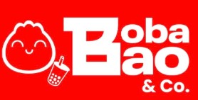Boba Bao & Co. (with device of imaginary cartoon character) logo