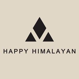 HAPPY HIMALAYAN with device logo