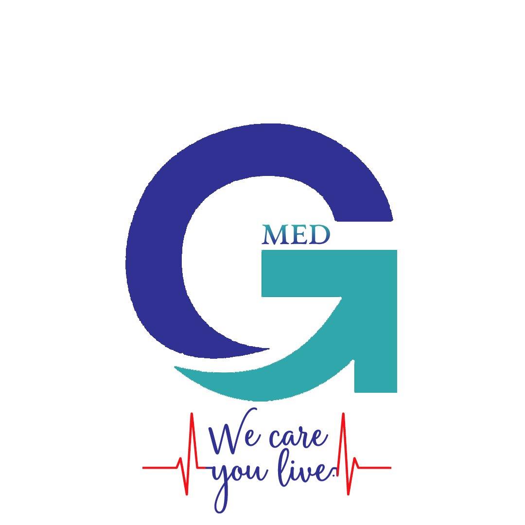 G MED We care you live logo
