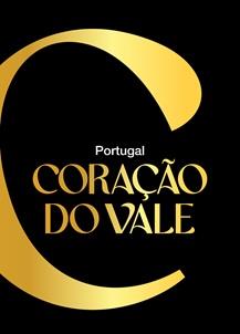 Portugal Coracao Do Vale Gold and Black Device logo