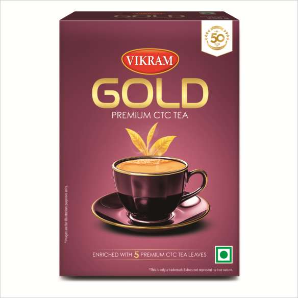 VIKRAM GOLD PREMIUM CTC TEA logo