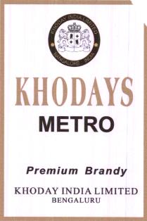 KHODAYS METRO BRANDY logo