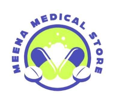 MEENA MEDICAL STORE (WITH DEVICE) logo