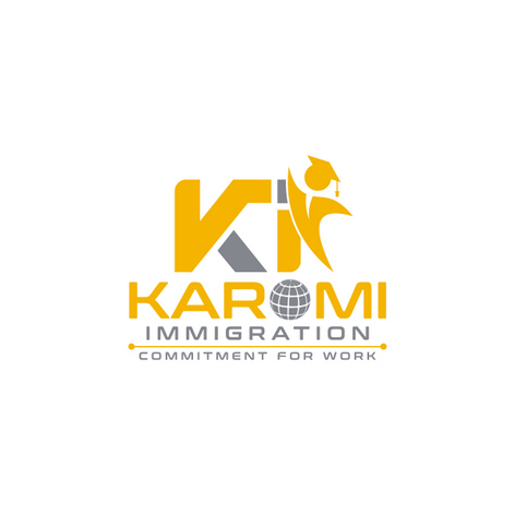 DEVICE MARK OF KAROMI IMMIGRATION logo