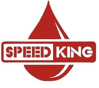 SPEEDKING WITH DEVICE OF DROP LABEL logo