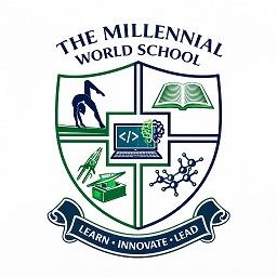 THE MILLENNIAL WORLD SCHOOL logo