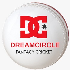 DREAMCIRCLE FANTACY CRICKET WITH DEVICE OF DC logo