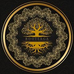 ROOTSAGA AUTHENTIC FLAVOURS, TIMELESS TRADITION logo