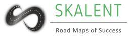 SKALENT with tagline Road Maps of Success logo