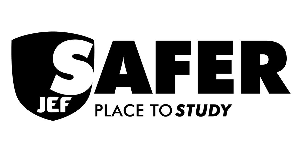 JEF SAFER PLACE TO STUDY logo
