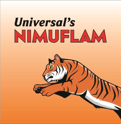 UNIVERSAL'S NIMUFLAM logo
