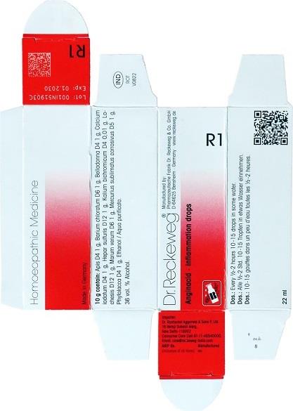 Dr. Reckeweg R1 Label logo