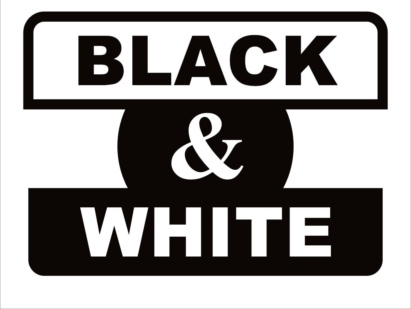 BLACK & WHITE logo