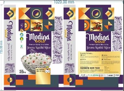 Modina Gold Premium Quality Silky Sortex Jeera Kathi Rice logo