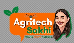 Agritech Sakhi - Aware Adopt Achieve logo