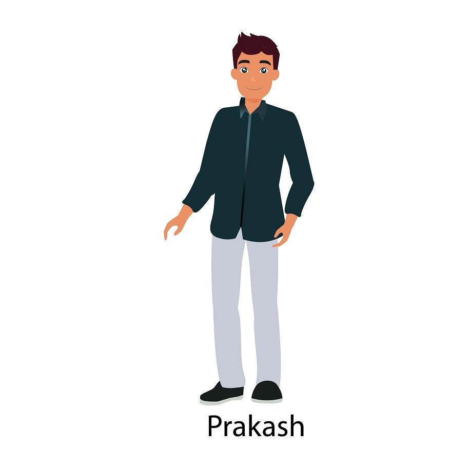 DEVICE OF PRAKASH logo