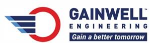 (“GAINWELL ENGINEERING GAIN A BETTER TOMORROW” label in color) logo