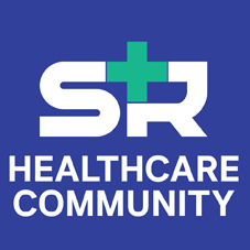 SR HEALTHCARE COMMUNITY logo