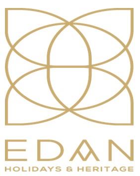EDAN HOLIDAYS & HERITAGE logo