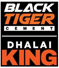 BLACK TIGER CEMENT DHALAI KING (logo and device) logo