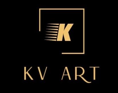 KV ART WITH K logo