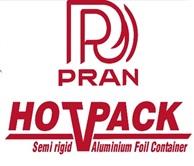 PRAN HOTPACK : Semi rigid Aluminium Foil Container [with the device of PR] logo