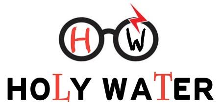 HOLY WATER With logo of "H W" logo