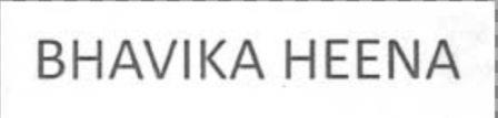 BHAVIKA HEENA logo