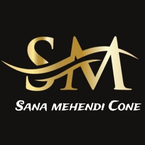 SM SANA MAHENDI CONE logo