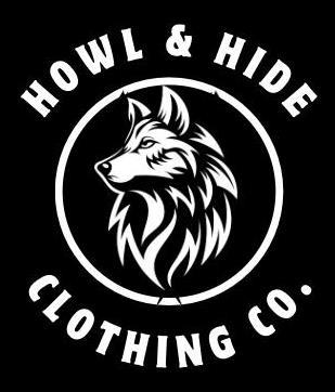 HOWL & HIDE CLOTHING CO. WITH LOGO logo