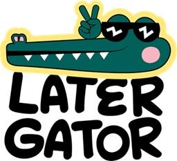 LATER GATOR logo