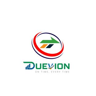DUEVION - "ON TIME, EVERY TIME" logo