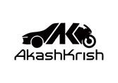 AkashKrish (with the device of AK) logo