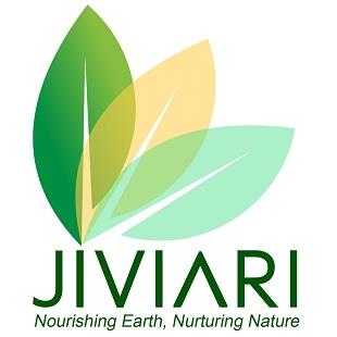 JIVIARI -"NOURISHING EARTH, NURTURING NATURE" logo