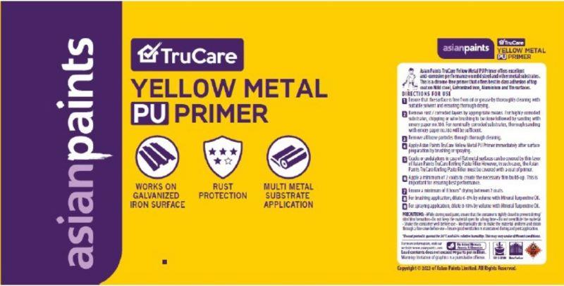 TRUCARE YELLOW METAL PU PRIMER logo