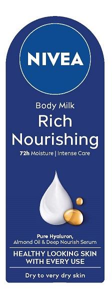 NIVEA Body Milk Rich Nourishing logo