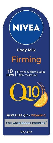 NIVEA Body Milk Firming Q10 logo