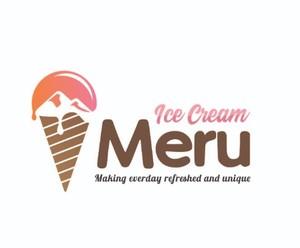 Meru Ice Cream - Making everday refreshed and unique logo