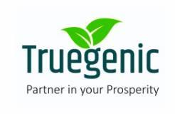 TRUEGENIC with tagline Partner In Your Prosperity logo