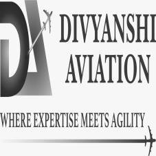 DIVYANSHI AVIATION "WHERE EXPERTISE MEETS AGILITY" logo